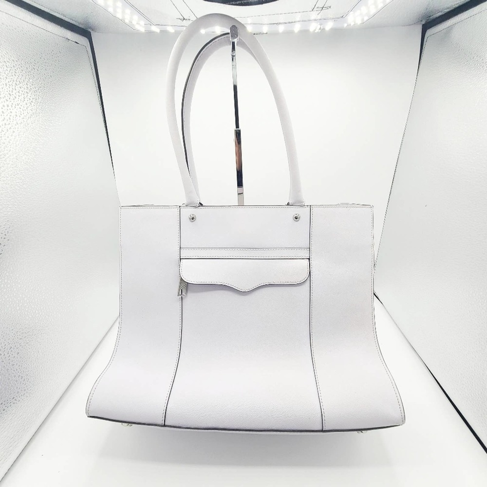 Rebecca Minkoff Medium MAB White Tote Handbag Purse - Picture 5 of 9